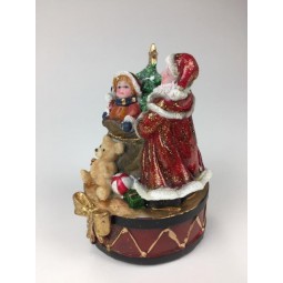 Carillon Babbo Natale con bimbo