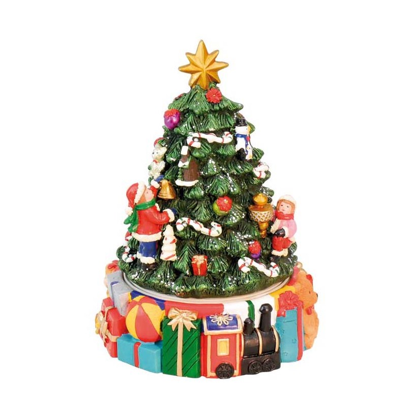 “Small christmas-tree with presents”