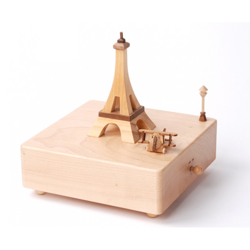 Carillon in legno di altissima qualità "Torre Eiffel".